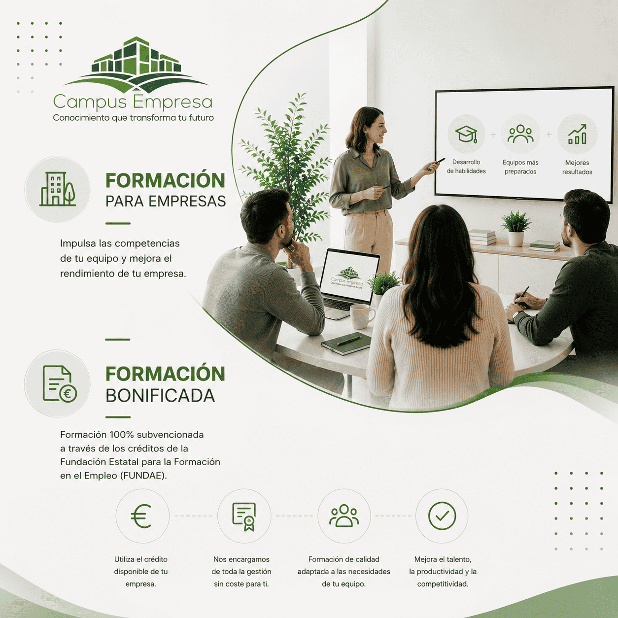 Formación bonificada para empresas | Campus Empresa